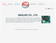 Tablet Screenshot of dacloc.com